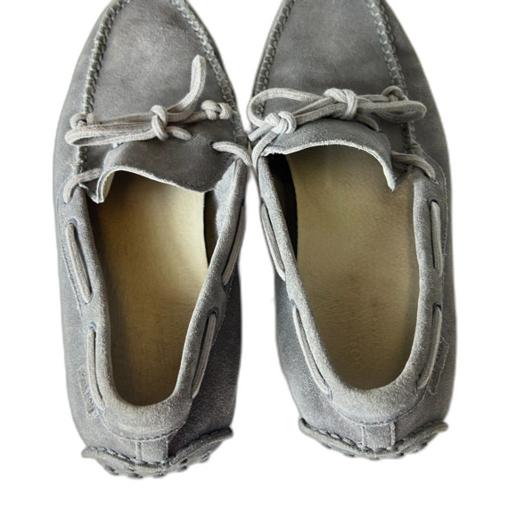 Cole Haan Grant Gray Suede Slip-on Camp Driving Loafer Shoes Size 9M - Picture 8 of 15